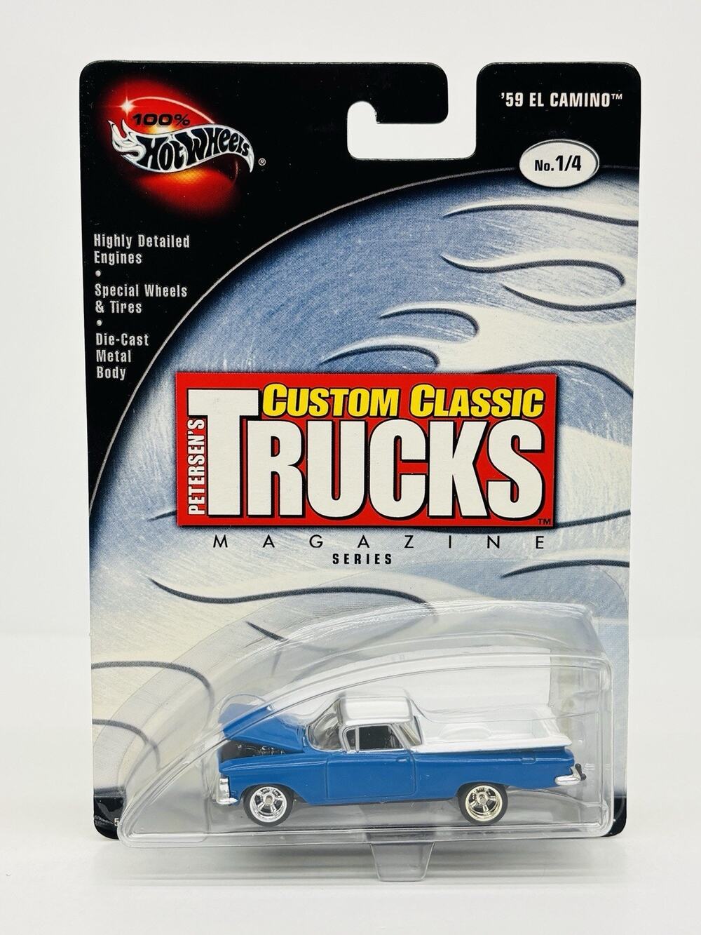 100% Hot Wheels '59 El Camino Blue Petersen's Custom Classic Trucks Magazine